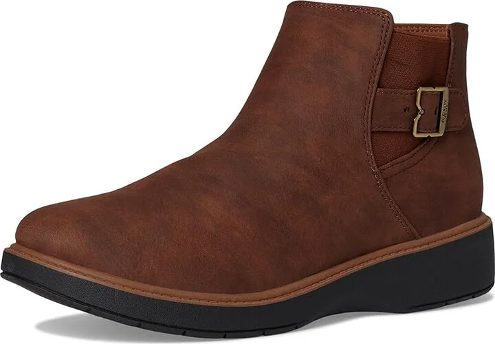 Dr. Scholl's Calm One Chelsea Short Boots Women's Boots Brown : 8 M, Synthetic - Image 5