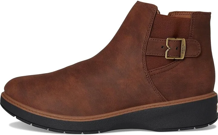 Dr. Scholl's Calm One Chelsea Short Boots Women's Boots Brown : 8 M, Synthetic - Image 6