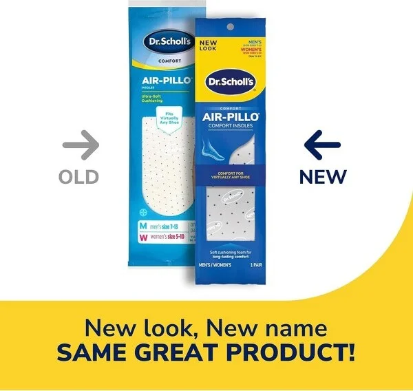 Dr. Scholls - Comfort Air Pillo Insoles, Men (Size 7-13) & Women (Size 5-10), 1 Pair - Image 2