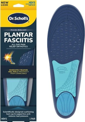 Dr. Scholl's Cut to Fit Shoe Inserts Plantar Fasciitis Men's Pain Relief Orthotics - 1 Pair - Size 8-13