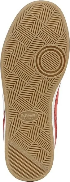 Dr. Scholl's Daydreamer Fashion Sneaker Women's Shoes Heritage Red Microfiber : 11 M, Leather/Textile - Image 3