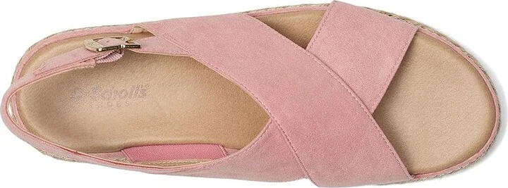 Dr. Scholl's Ember Espadrille Sandal Women's Sandals Rose Pink Microfiber : 8.5 M, Leather/Textile - Image 2