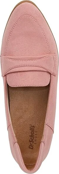 Dr. Scholl's Emilia Slip-On Loafer Women's Flat Shoes Rose Pink Microfiber : 7.5 M, Leather/Microfiber - Image 2