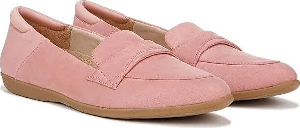 Dr. Scholl's Emilia Slip-On Loafer Women's Flat Shoes Rose Pink Microfiber : 7.5 M, Leather/Microfiber