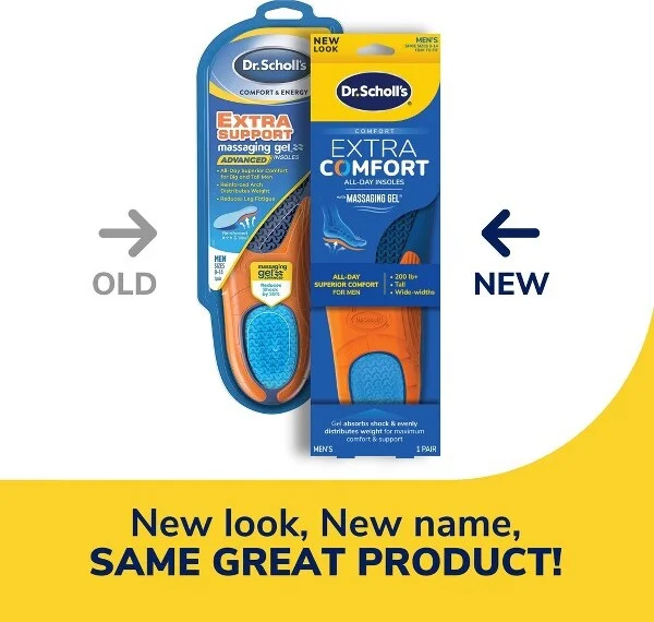 Dr. Scholl's Extra Comfort All-Day Men's Trim To Fit Shoe Insoles - 1 Pair - Size 8-14 - Image 2