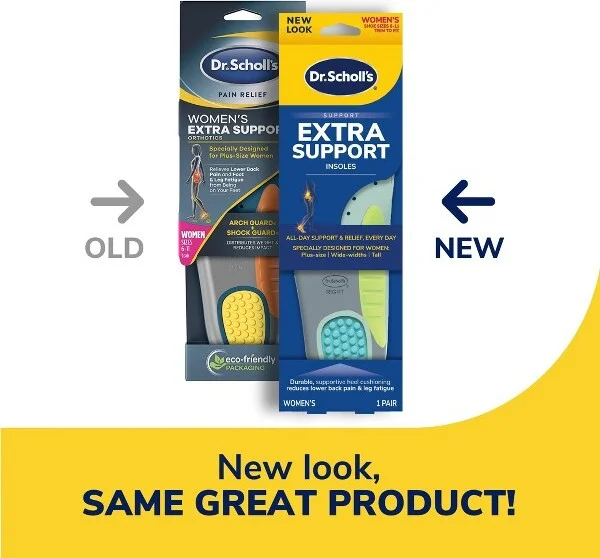 Dr. Scholl's Extra Support Trim to Fit Inserts Shoe Insoles for Women - Size 6-11 - 1 Pair - Image 2