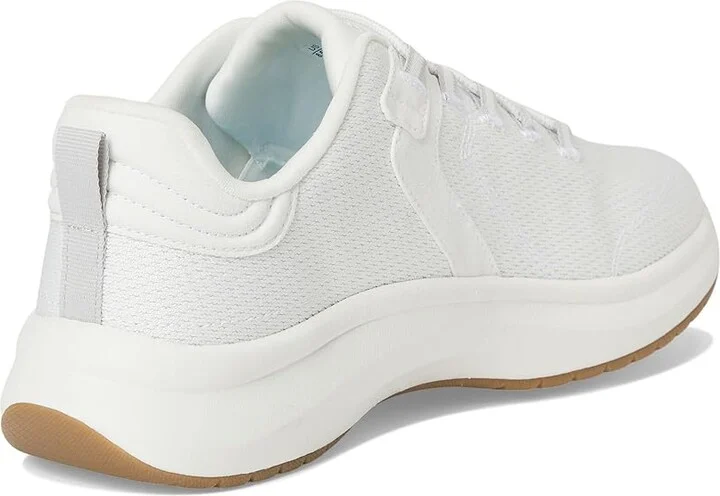 Dr. Scholl's Feel At Ease Women's Shoes White Fabric : 9 W - Image 4