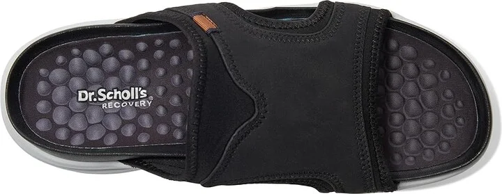 Dr. Scholl's Feel Energy Men's Sandals Black Fabric : 12 M, Suede/Textile - Image 2