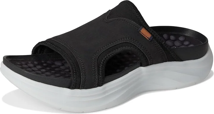 Dr. Scholl's Feel Energy Men's Sandals Black Fabric : 12 M, Suede/Textile - Image 5