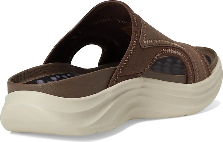 Dr. Scholl's Feel Energy Men's Sandals Dark Brown Foam : 9 M, Suede/Textile - Image 4