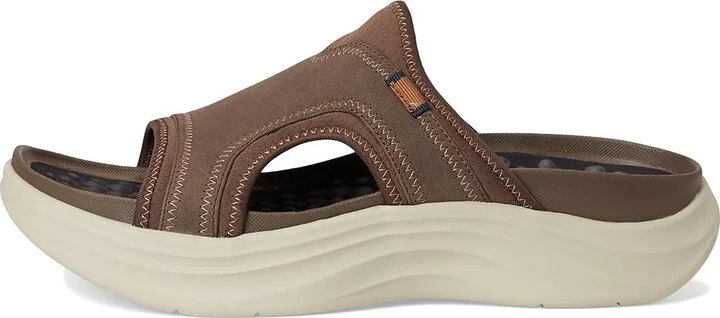 Dr. Scholl's Feel Energy Men's Sandals Dark Brown Foam : 9 M, Suede/Textile - Image 6