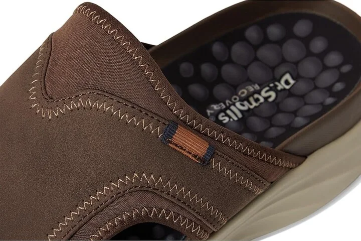 Dr. Scholl's Feel Energy Men's Sandals Dark Brown Foam : 9 M, Suede/Textile - Image 7