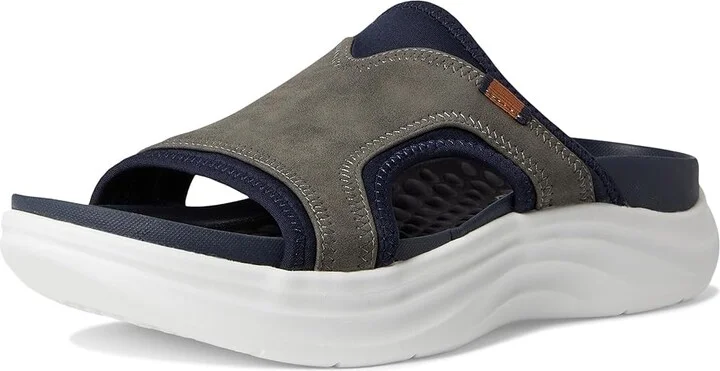 Dr. Scholl's Feel Energy Men's Sandals Dark Navy Fabric : 9 M, Suede/Textile - Image 5