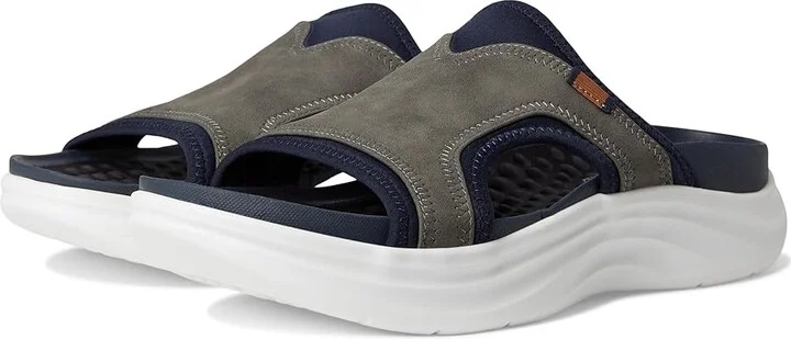 Dr. Scholl's Feel Energy Men's Sandals Dark Navy Fabric : 9 M, Suede/Textile