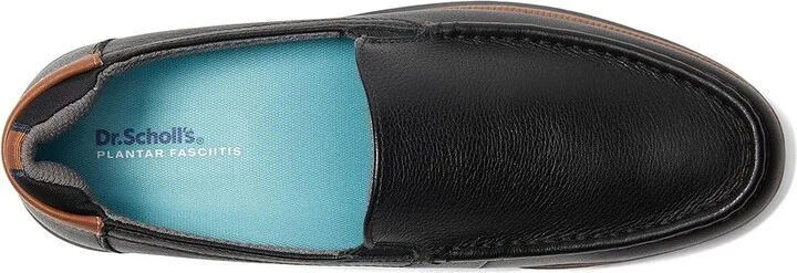 Dr. Scholl's Feel Engaged Men's Shoes Black Leather : 12 M - Image 2