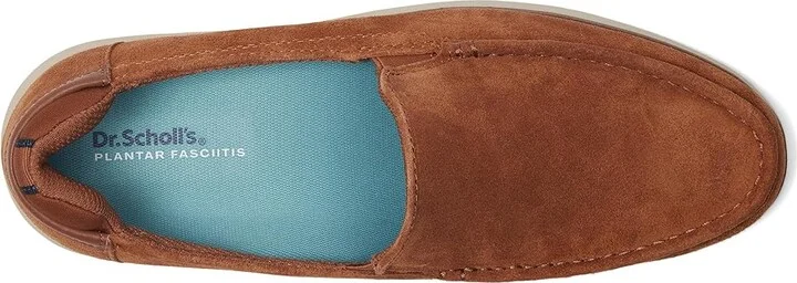Dr. Scholl's Feel Engaged Men's Shoes Dark Tan Leather : 13 M - Image 2