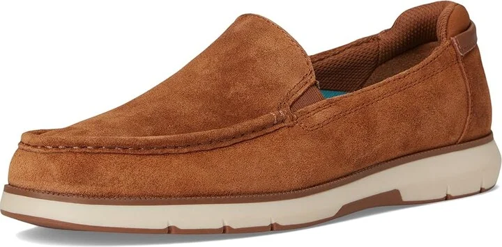Dr. Scholl's Feel Engaged Men's Shoes Dark Tan Leather : 13 M - Image 5