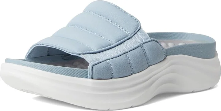 Dr. Scholl's Feel Free Women's Sandals Light Blue Fabric : 12 M, Canvas - Image 5