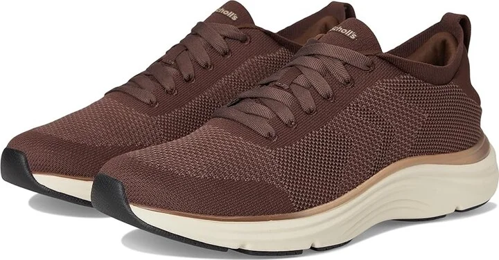 Dr. Scholl's Feel Ready Men's Shoes Dark Brown Fabric : 11.5 W