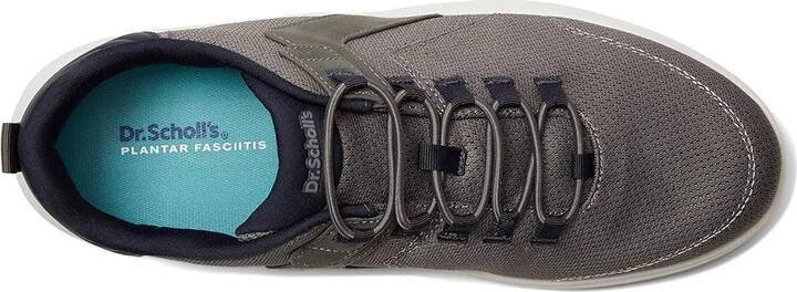 Dr. Scholl's Feel Relief Men's Shoes Dark Grey Fabric : 13 M, Rubber/Synthetic - Image 2