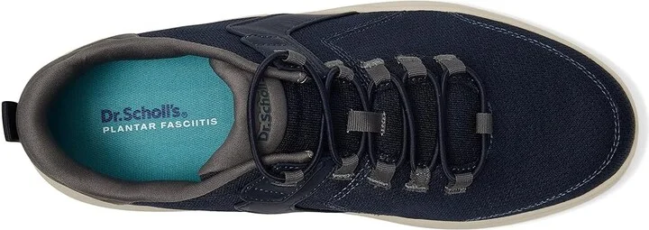Dr. Scholl's Feel Relief Men's Shoes Dark Navy Fabric : 8 M, Rubber/Synthetic - Image 2