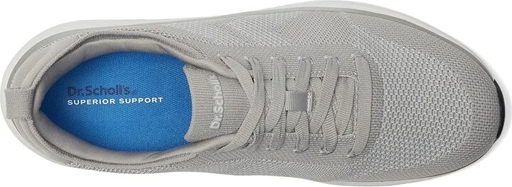 Dr. Scholl's Feel Support Women's Shoes Light Grey Fabric : 11 W, Rubber - Image 2