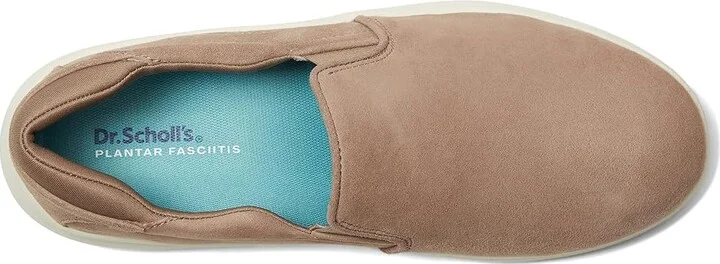 Dr. Scholl's Feel Well Women's Shoes Mocha Taupe Leather : 10 M, Leather/Suede - Image 2