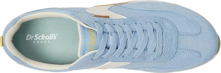 Dr. Scholl's Good Ol Days Lace-Up Women's Flat Shoes Blue Sky Fabric : 6.5 M, Nylon/Textile - Image 2