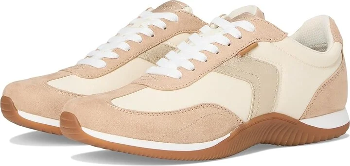 Dr. Scholl's Good Ol Days Lace-Up Women's Flat Shoes Cuban Sand Fabric : 9 M, Nylon/Textile