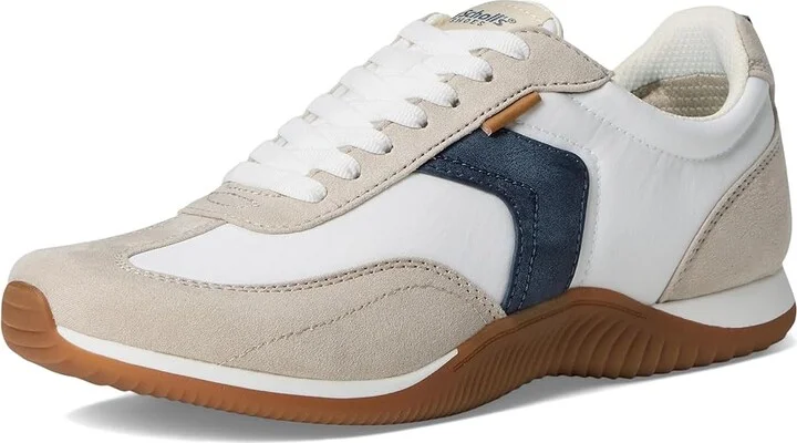 Dr. Scholl's Good Ol Days Lace-Up Women's Flat Shoes Oyster White Fabric : 7 M, Nylon/Textile - Image 5