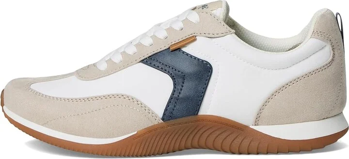 Dr. Scholl's Good Ol Days Lace-Up Women's Flat Shoes Oyster White Fabric : 7 M, Nylon/Textile - Image 6