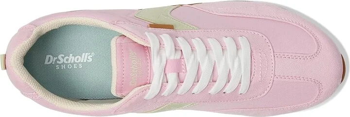 Dr. Scholl's Good Ol Days Lace-Up Women's Flat Shoes Pink aloe Fabric : 6.5 M, Nylon/Textile - Image 2