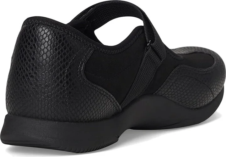 Dr. Scholl's Goodie Mary Jane Shoes Women's Shoes Black Snake : 9 M, Textile - Image 4