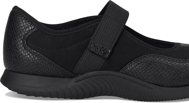 Dr. Scholl's Goodie Mary Jane Shoes Women's Shoes Black Snake : 9 M, Textile - Image 7