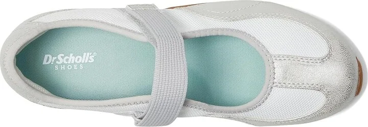 Dr. Scholl's Goodie Women's Shoes Silver White Smooth : 6 M, Textile - Image 2