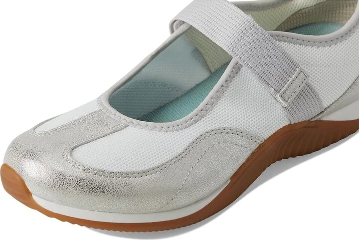 Dr. Scholl's Goodie Women's Shoes Silver White Smooth : 6 M, Textile - Image 7