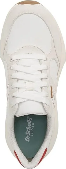 Dr. Scholl's Hannah Retro Lace Up Sneaker Women's Shoes Tofu White : 6 M, Leather/Textile - Image 2