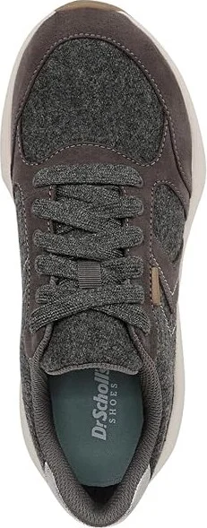 Dr. Scholl's Hannah Retro Women's Shoes Charcoal Fabric : 8.5 M, Leather - Image 2
