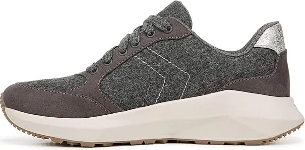 Dr. Scholl's Hannah Retro Women's Shoes Charcoal Fabric : 8.5 M, Leather - Image 6