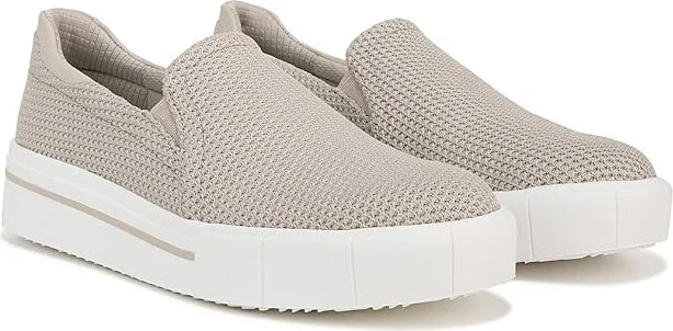 Dr. Scholl's Happiness Lo Sneaker Women's Shoes Light Taupe Knit : 8.5 M, Leather