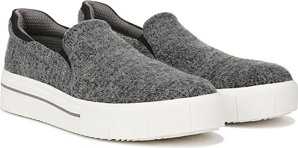 Dr. Scholl's Happiness Lo Women's Shoes Dark Grey Fabric : 8.5 M, Textile