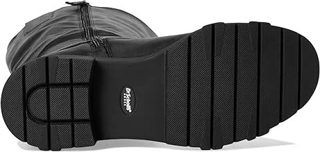 Dr. Scholl's Headstart Moto Women's Slide Shoes Black Smooth : 8.5 M, Leather - Image 3