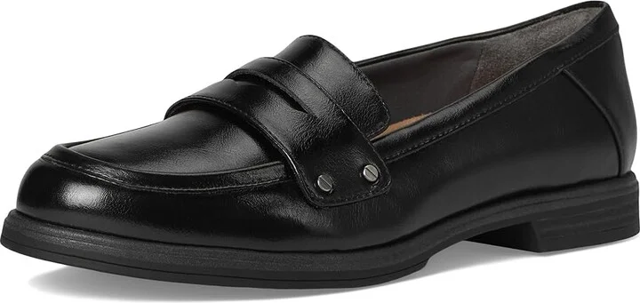 Dr. Scholl's Hello Loafer Women's Flat Shoes Black 1 : 8.5 M, Faux Leather - Image 5