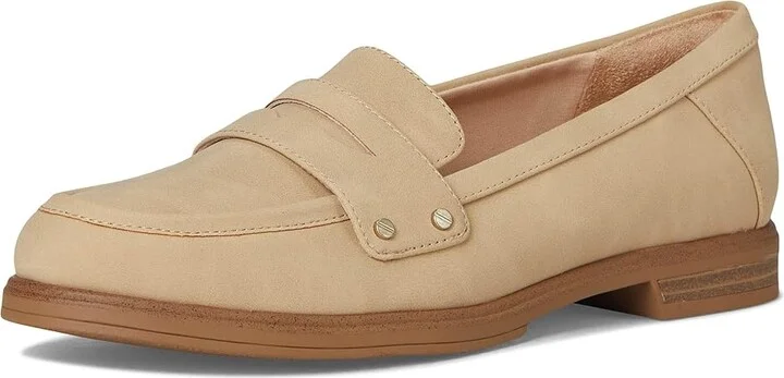 Dr. Scholl's Hello Loafer Women's Flat Shoes Cuban Sand Faux Leather : 8 M - Image 5