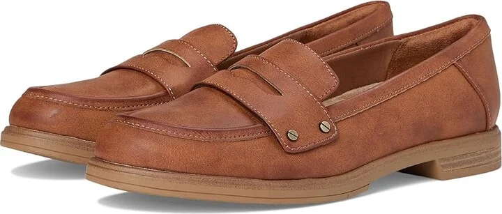 Dr. Scholl's Hello Loafer Women's Flat Shoes Honey : 6 M, Faux Leather