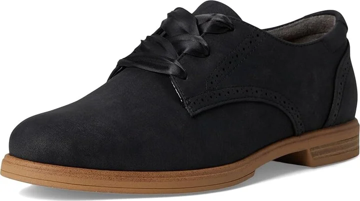 Dr. Scholl's Hello Oxford Women's Slide Shoes Black : 8.5 M, Leather - Image 5