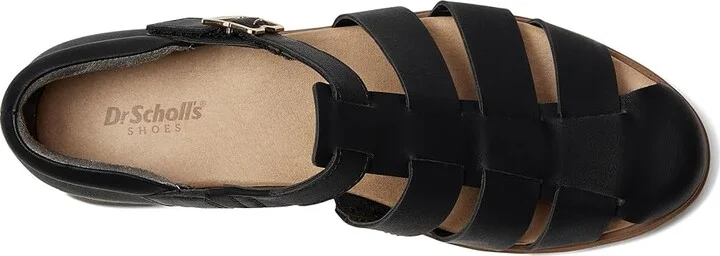 Dr. Scholl's Hello Seaside Women's Wedge Shoes Black Smooth : 7 M, Synthetic - Image 2