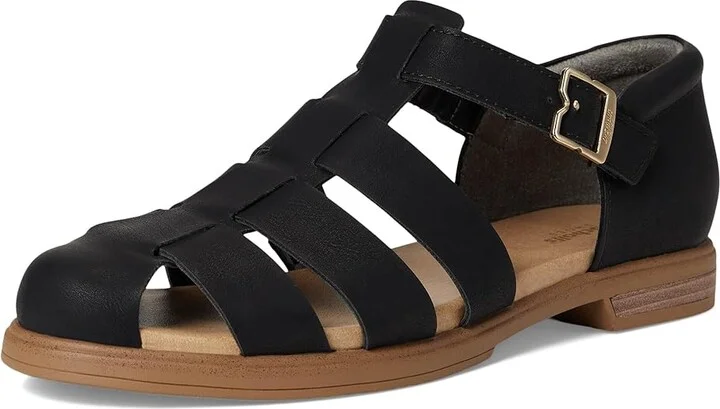 Dr. Scholl's Hello Seaside Women's Wedge Shoes Black Smooth : 7 M, Synthetic - Image 5
