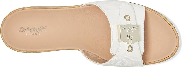 Dr. Scholl's Icon Now Women's Sandals White Faux Leather : 10 M - Image 2