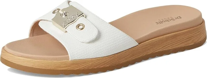 Dr. Scholl's Icon Now Women's Sandals White Faux Leather : 10 M - Image 5